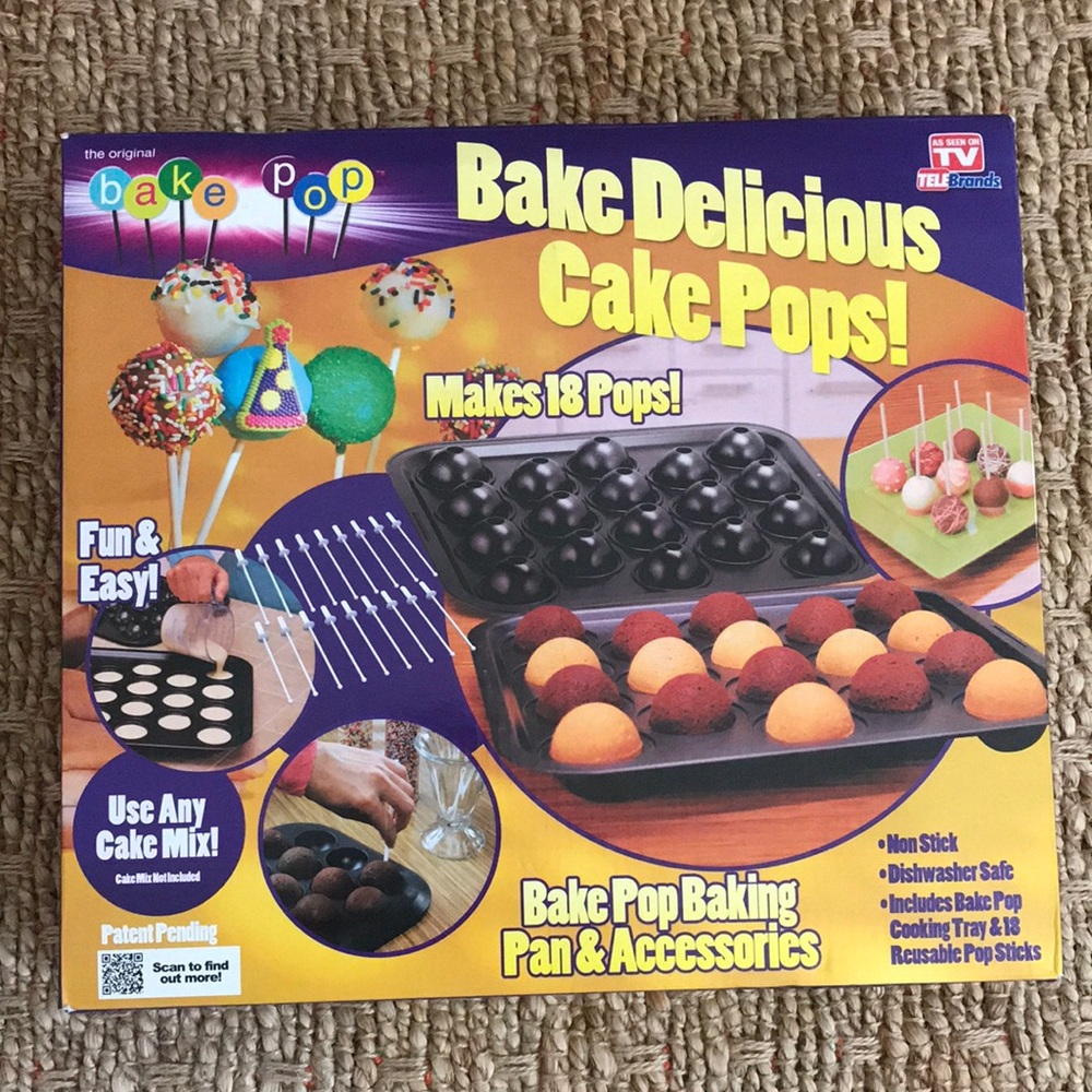 Cake Pop Pan Bake Pop 18 Pops NIB